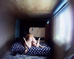 Hidden Cam Catches Wife Banging Friend with Creampie