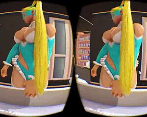 R Mika gets fucked hard in Street Fighter 5! Anime hentai intensity!