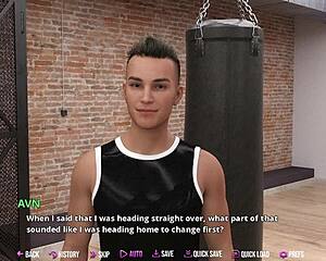 crying redhead in college kings 2 still aches for me on ape route