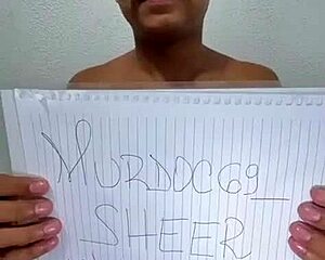 Verification video of young Brazilian with small waist