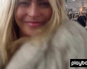 Busty Australian beauty Lisa Seiffert strips outdoor to flaunt her hot shaved body.