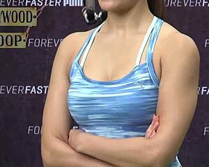 jacqueline fernandez showing off in hot exercise clip