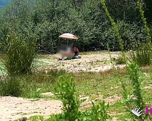 Elena de la Vega fucks guys outdoors?