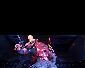Femdom action with a big cocked Sangheili warrior