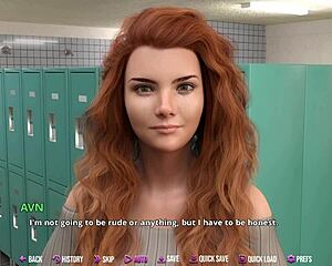 crying redhead in college kings 2 still aches for me on ape route