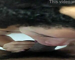 Fat slut gets hairy cock for face fucking and creampies