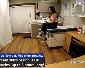 Dr. Tampa's naughty nurse and her pierced nipples