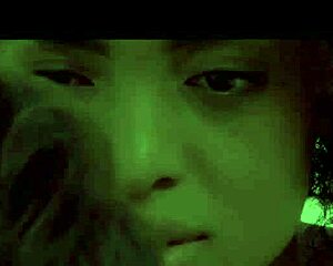 Luna Corazon Licks and Moans on Nick Ross's Cum Covered Cock