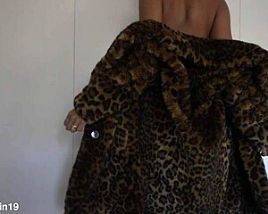 Strip tease of a hot Brazilian babe who undresses slowly