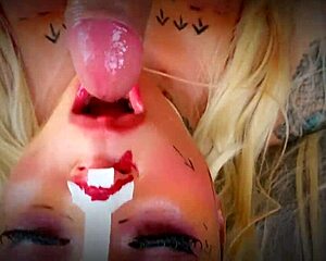 Sexy zombie nurse returns for Halloween POV experience