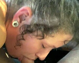 pretty hooker works cock and spits out the cum.