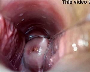 Close-up vaginal orgasm feels amazing