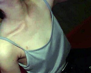 Uncensored Asian babe shows off in wild JAV scene