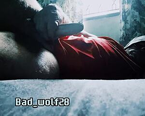 stroking my cock like bad wolf28, just can't stop myself.