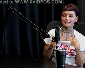 omg、あのタトゥーギャングバンでケツ突かれるかもって超緊張…アニークレメンタインのシースレッド！