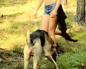 Ever wonder how beauty meets beast in retro style? Dark Lantern Entertainment shows hairy natural tits bent over.