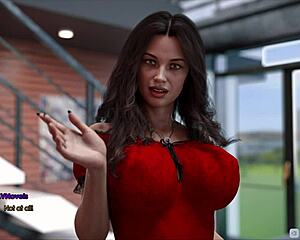 Curvy fat student in cute outfit endures intense fucking in 3D Lust Academy 372