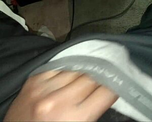 stroking my small 18+ cock while on skyrim