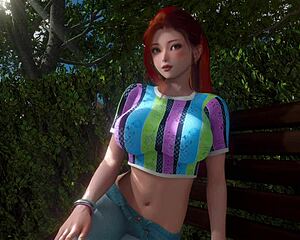 Hey, Want to See This Asian Slut in 3D Anime Rip Clothes?