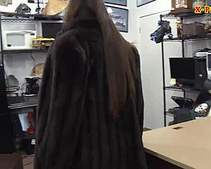 small tits babe railed by nasty pawn guy pov