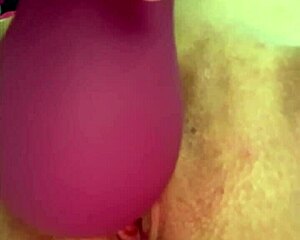 trying out my new lingerie with some toys