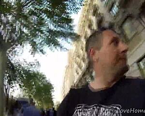 Slim Pretty Brunette Pauses Hike For Private Encounter