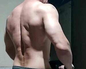 The handsome guy with a muscular body wrote on my channel