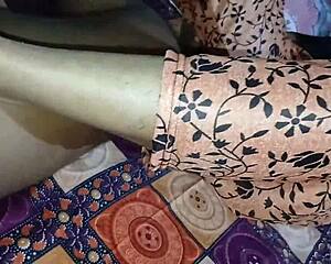 Old Father-In-Law Roughly Fucks Desi Housewife In Front Of Husband!