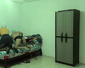 Desperate Latina and Ebony Housewives Crave Wild Sex Therapy