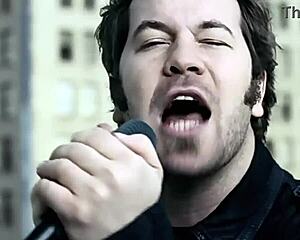 In a quiet room, Paralyzer by Finger Eleven sets the mood for ladyboy play.