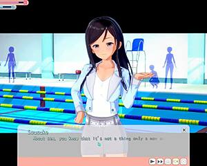 Hinata's classroom experience with a young girl - Koikatsu Party
