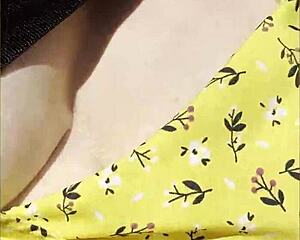 Wifey Flashes Perfect Tits Driving Wild