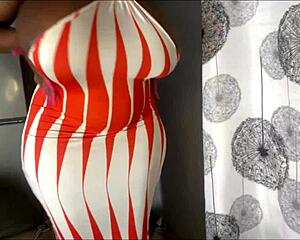 This real BBW shows off her big ass and natural tits in homemade action.