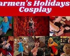 Granny Carmen An All-American Gilfs Stick & Lick Orgasms!