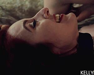 spreading her tight pussy for his deep cock pounding action! 😜