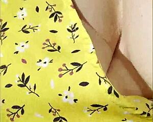 Wifey Flashes Perfect Tits Driving Wild