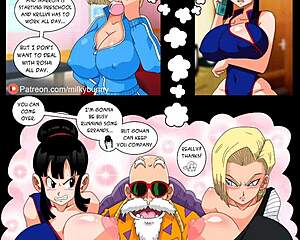 gohan conquers that big tits porn comic with ass and creampie