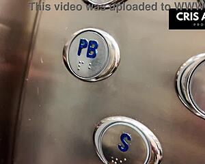 Stuck in the elevator during Spain's blackout, she ends up screwing her married neighbor. Wild dirty talk in part 01!