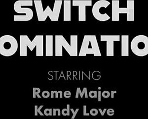 Milf Kandy Love rides and sucks Rome Major's huge cock