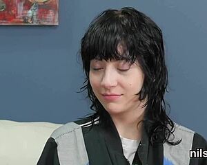 Naughty cutie endures brutal anal therapy in butthole asylum