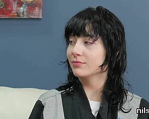 Naughty cutie endures brutal anal therapy in butthole asylum