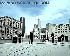 In a quiet room, Paralyzer by Finger Eleven sets the mood for ladyboy play.