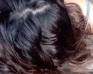 Latina Amateur Sucks Cock and Spreads Pussy on Balcony