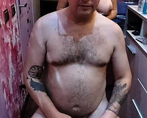 Barber Babe's Perfect Natural Tits Thrill