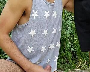 An experienced farmer tends to his crops with care
