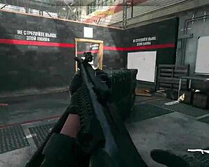 Teacher and student in a classroom lesson