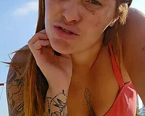 im recordin video on the beach to tease the guys