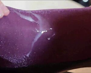 i’m obsessed with cumming on nylon lurex pantyhose in boots