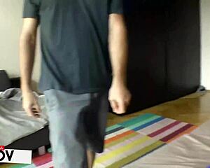 Watch Zuzu Sweet blow Matt's massive cock while cuck Dan watches?