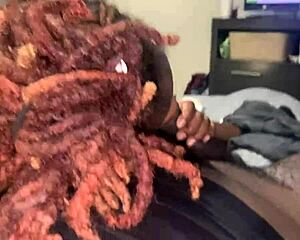 Vonmadeem awarded a hot cumshot to toxicbrownskinn for her excellent performance